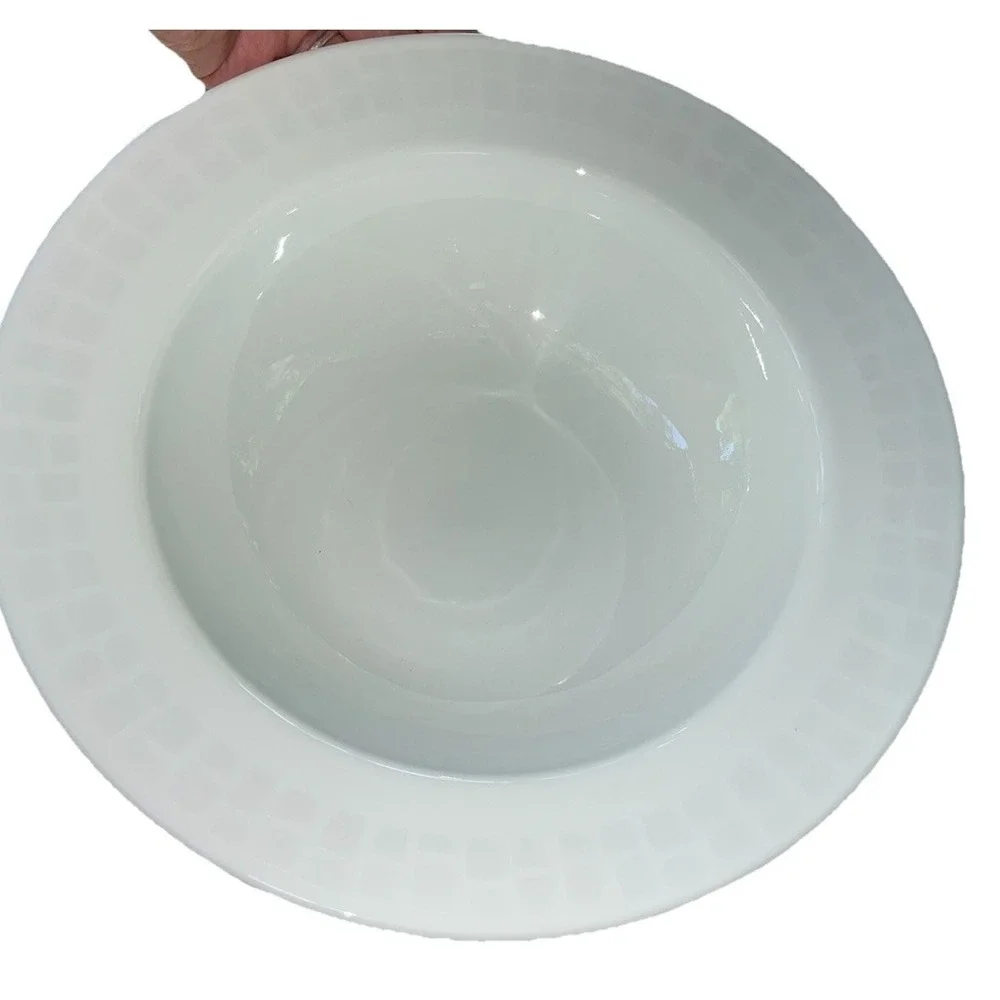 Corelle‎  Vitrelle white serving bowls vintage 12